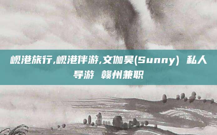松滋岘港旅行,岘港伴游,文伽昊(Sunny) 私人导游 赣州兼职